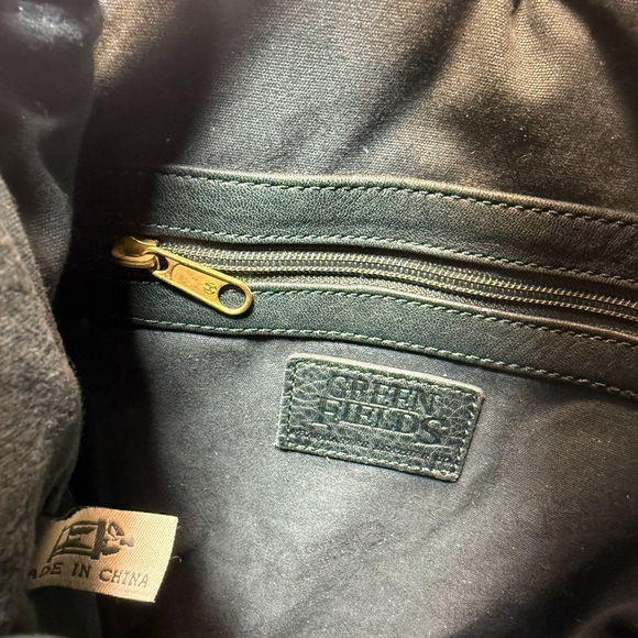 Green Leather Shoulder Bag - Picture 9 of 12